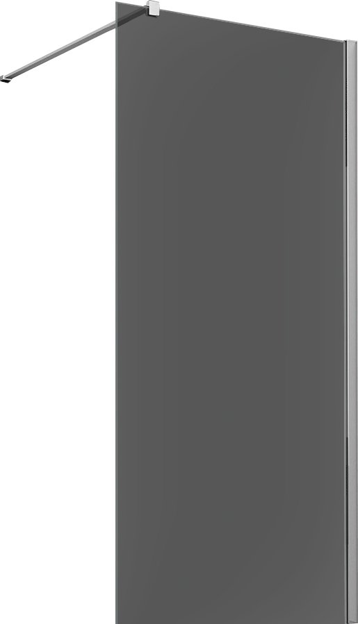 Душевая перегородка Vincea Walk-in VSW-1H900CG 90 см, профиль хром, стекло тонированное - 2