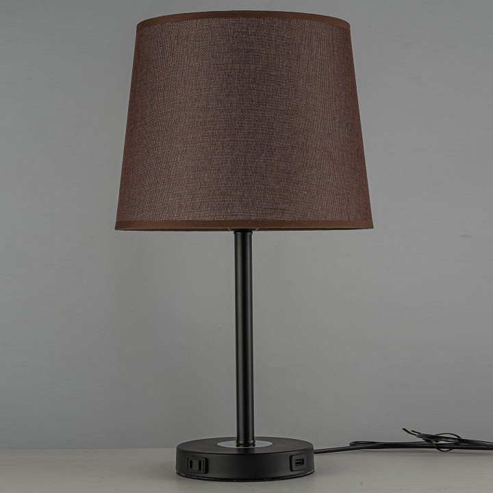 Настольная лампа декоративная Arti Lampadari Oggebio Oggebio E 4.1.T3 BK - 0