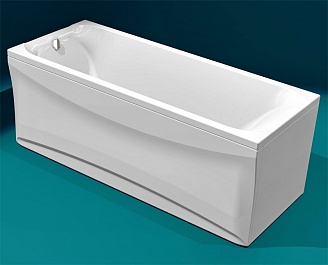 Экран для ванны фронтальный Aquatek Альфа 170 белый  EKR-F0000002 - 1