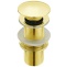 Донный клапан для раковины Ceramalux золото  RD012 - 0