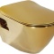 Унитаз подвесной Creavit Single TP325 золото, сиденье микролифт TP325-11CB00E-AK00 - 0