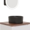 Мебель для ванной STWORKI Берген 60 белая с темной столешницей, раковина BOCCHI Vessel 1174-004-0125 черная матовая 549464 - 5