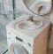 Раковина Stella Polar Пальмира 60 на стиральную машину белый SP-00000798 - 2