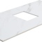 Мебель для ванной STWORKI Эстерсунд 90 белая матовая, монте тиберио с отверстием под смеситель в столешнице 460326 - 8