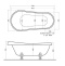 Акриловая ванна Kerasan Retro  105593 - 1