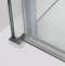 Душевая дверь в нишу Wasserkraft Dinkel 130х200 профиль хром стекло прозрачное 58R30 - 3