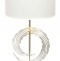 Настольная лампа декоративная LUMINA DECO Fabi LDT 5531 CHR+WT - 2