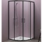 Душевой уголок Kolpa San Eco Quat 80х80 черный стекло прозрачное 515290 - 0