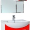 Мебель для ванной Bellezza Альфа 55 красная с нижним ящиком - 0