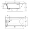 Акриловая ванна Ideal Standard Simplicity 150x70  W004201 - 2