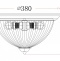 Потолочный светильник Freya Planum FR2913-CL-02-BZ - 3