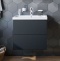 Мебель для ванной AM.PM Gem 60 графит матовый, подвесная - 2