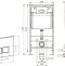 Комплект Унитаз подвесной STWORKI Хадстен SETK3304-0616-001-1-6000 с микролифтом + Система инсталляции для унитазов EWRIKA ProLT 0026-2020 с кнопкой смыва 0040 хром матовый 560142 - 4
