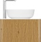 Мебель для ванной STWORKI Ноттвиль 60 дуб верона, с отверстием под смеситель, подвесная (комплект, гарнитур) 414393 - 5