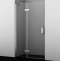Душевая дверь в нишу Wasserkraft Aller 120х200 L профиль хром стекло прозрачное 10H05-SPL - 0