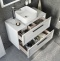 Мебель для ванной STWORKI Эстерсунд 90 белая матовая, монте тиберио с отверстием под смеситель в столешнице 460326 - 5