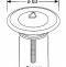 Донный клапан для раковины Kludi 1041135-00 - 1