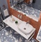 Мебель для ванной DIWO Элиста 120 белый мрамор, с раковиной Moduo 50 Square 555797 - 2
