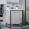 Мебель для ванной Corozo Айрон 70 черный, антик - 1