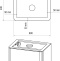 Мебель для ванной STWORKI Ноттвиль 60 дуб верона, с отверстием под смеситель, подвесная (комплект, гарнитур) 414393 - 8