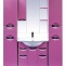 Зеркало Misty Жасмин 85 с подсветкой, розовый L П-Жас02085-122СвЛ - 1