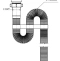 Сифоны/ОРИО гибкая труба с выпуском 1 1/4 х 40/50, длина 1250мм А-3014 - 2