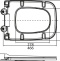 Унитаз подвесной BelBagno Dory BB522ACHR безободковый, с сиденьем микролифт BB2138SC - 7