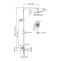 Душевая система WasserKraft 30 с термостатом хром - белый A199.118.065.087.CH Thermo - 2