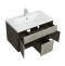 Комплект мебели Aquaton Уэльс 80 серый-черный матовый - 8