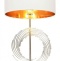 Настольная лампа декоративная LUMINA DECO Fabi LDT 5531 CHR+WT - 0