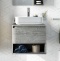 Мебель для ванной STWORKI Карлстад 60 дуб рошелье, монте тиберио, в стиле лофт, подвесная (комплект, гарнитур) 425133 - 2