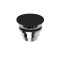 SIMAS Донный клапан, клик-клак, с керамической крышкой, цвет черный матовый PLCE nero matt - 0