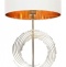 Настольная лампа декоративная LUMINA DECO Fabi LDT 5531 CHR+WT - 1