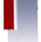 Жасмин - 65 Зеркало - шкаф  лев. (свет)  бордовая эмаль П-Жас02065-101СвЛ - 0