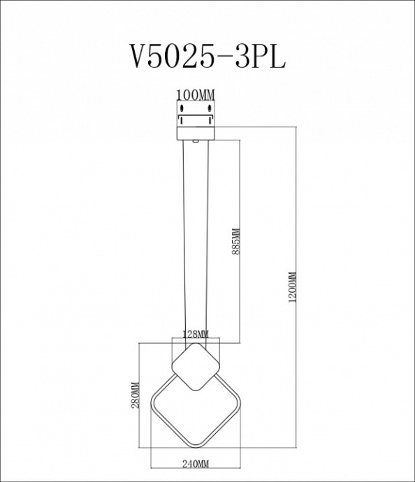 Подвесной светильник Moderli Store V5025-3PL - 1