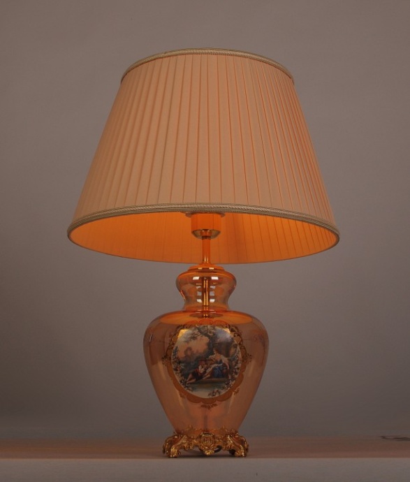 Настольная лампа декоративная Abrasax Lilie TL.8102-1GO - 1