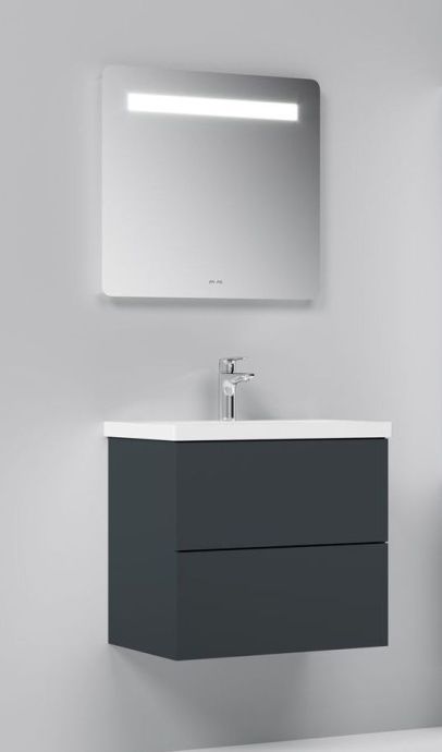 Мебель для ванной AM.PM Gem 60 графит матовый, подвесная - 4