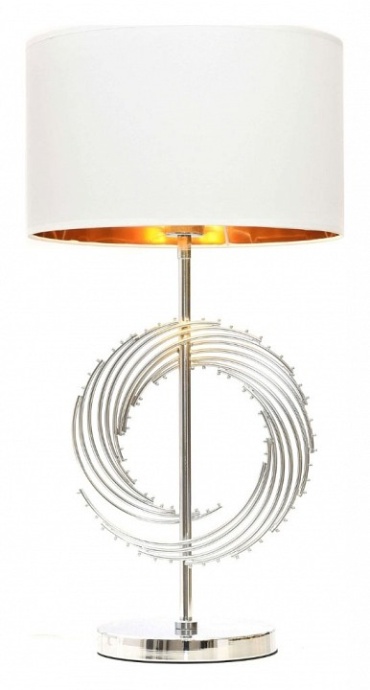 Настольная лампа декоративная LUMINA DECO Fabi LDT 5531 CHR+WT - 3