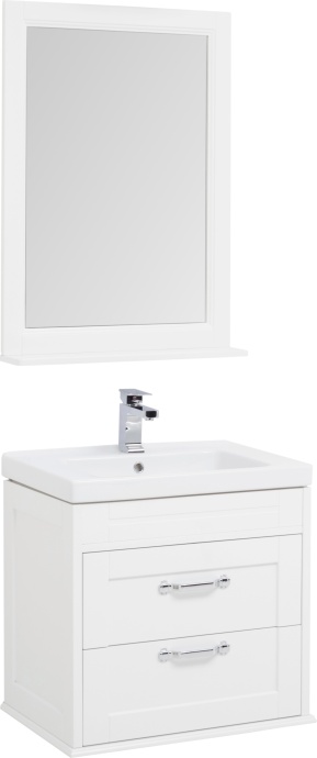 Мебель для ванной Aquanet Денвер 65 белый глянец - 0