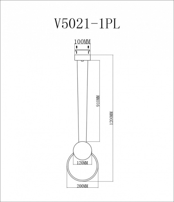 Подвесной светильник Moderli Store V5021-1PL - 1