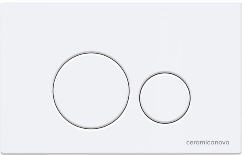 Система инсталляции для унитазов Ceramica Nova Envision с кнопкой Round белой матовой CN1001W - 1