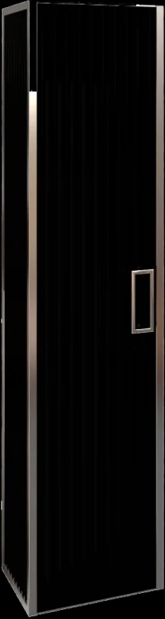 Шкаф-пенал Armadi Art Monaco подвесной черный глянец - хром 868-BCR - 0