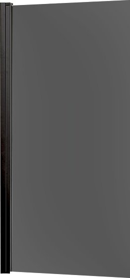 Шторка на ванну Vincea VSB-11800CGB 80 см, профиль чёрный, стекло тонированное - 2