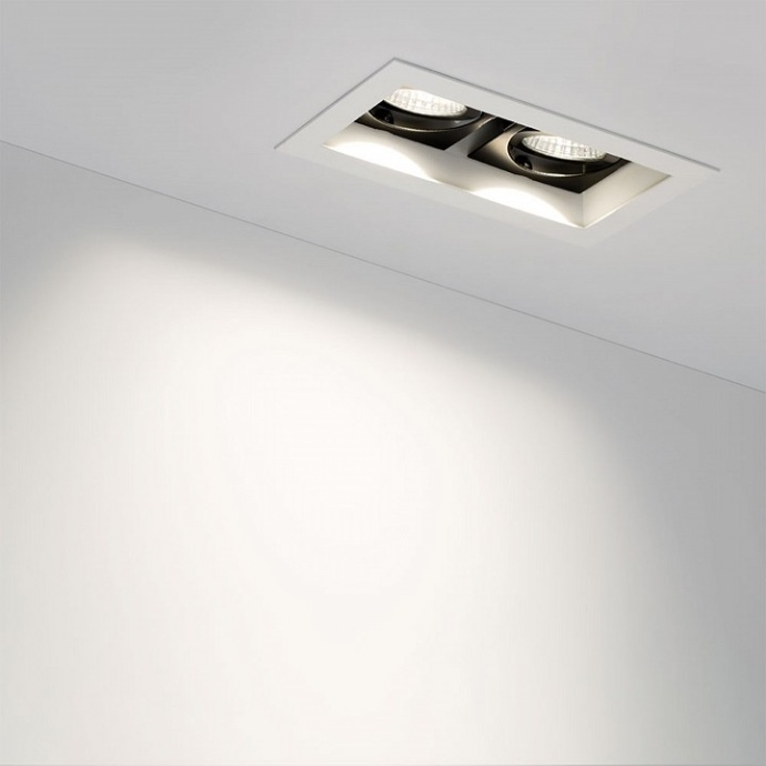 Встраиваемый светодиодный светильник Arlight CL-Kardan-S180x102-2x9W White 024128 - 1