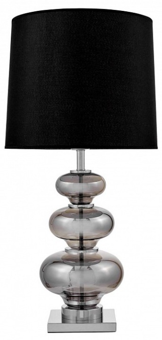 Настольная лампа декоративная LUMINA DECO Briston LDT 303 CHR+BK - 0
