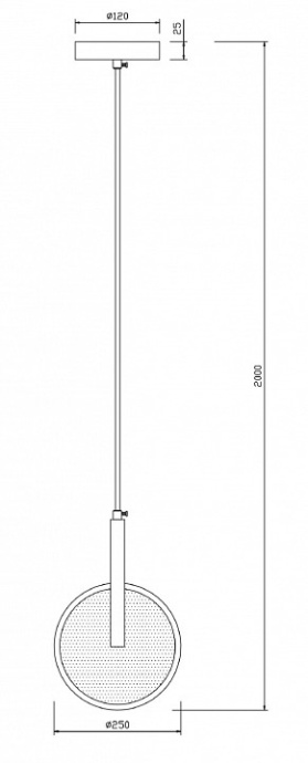 Подвесной светодиодный светильник Freya Nova FR6002PL-L15BS - 2