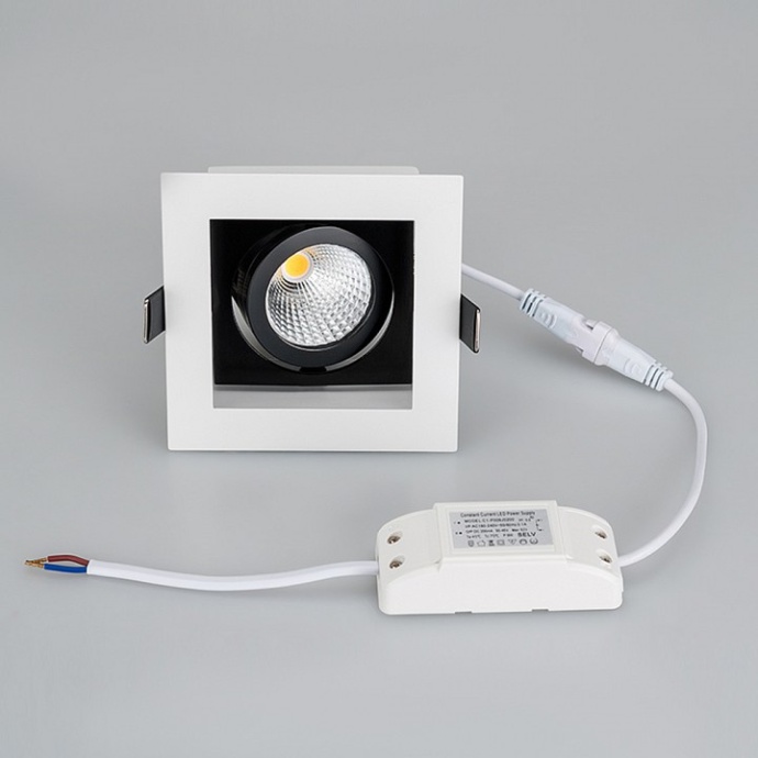 Встраиваемый светодиодный светильник Arlight CL-Kardan-S102x102-9W Warm 024126 - 1