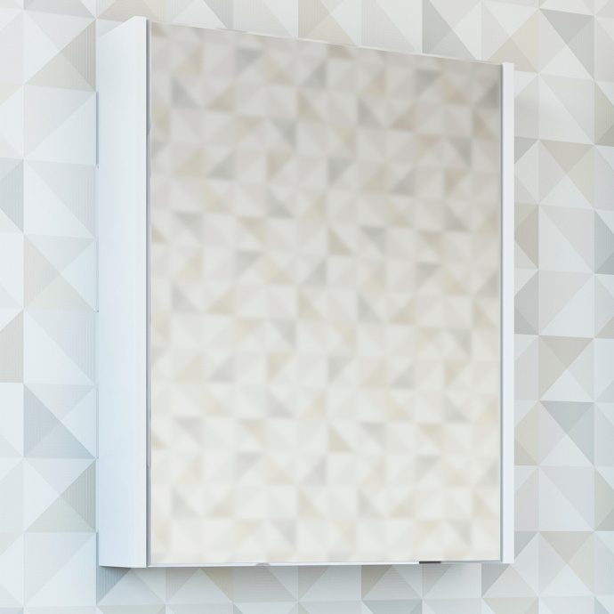 Зеркало-шкаф Sanflor Калипсо 60 R, белое, ателье светлый C03876 - 0