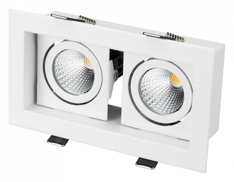 Встраиваемый светодиодный светильник Arlight CL-Kardan-S180x102-2x9W White 024128 - 0