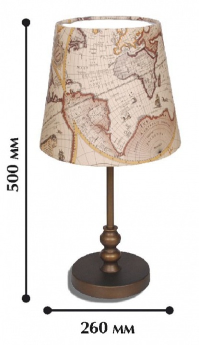 Настольная лампа декоративная Favourite Mappa 1122-1T - 2